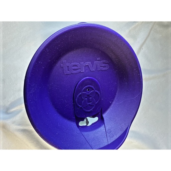 Life is Good Daisy Tervis Tumbler Insulated Hot or Cold 24oz.  Purple Top - Picture 5 of 10